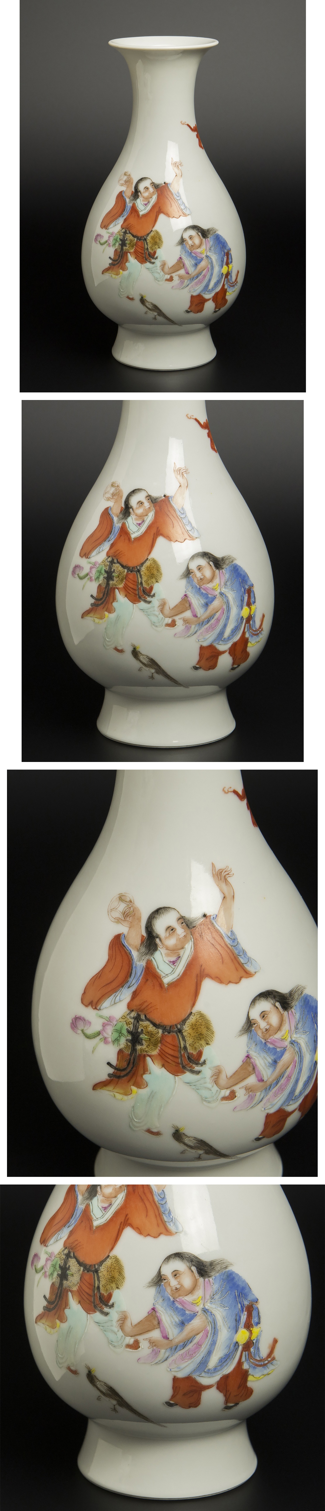 中国 大清乾隆年製 色絵 粉彩 琅彩 香合 朱肉池 印泥盒 印合 中国 大清乾隆年製 色絵 粉彩 琅彩 香合 朱肉池 印泥盒