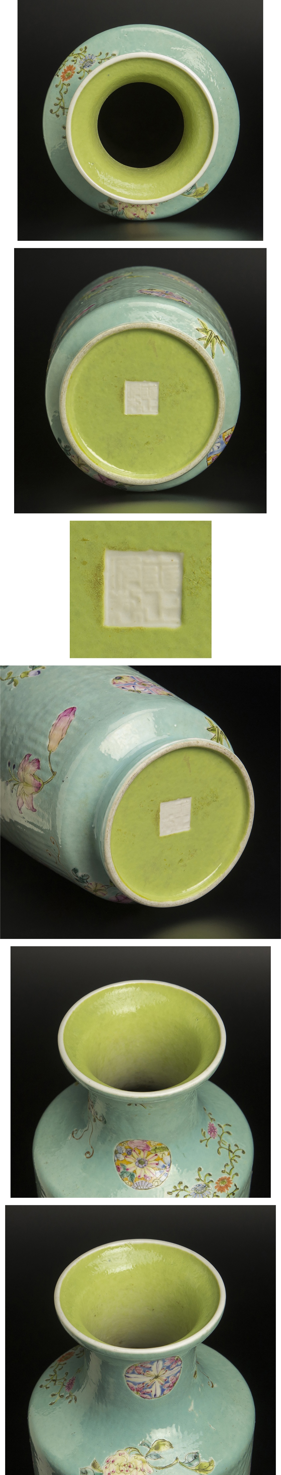 中国古美術・明宣徳款・青花缠枝花卉紋高足杯・酒具・陶磁・観賞用・箱