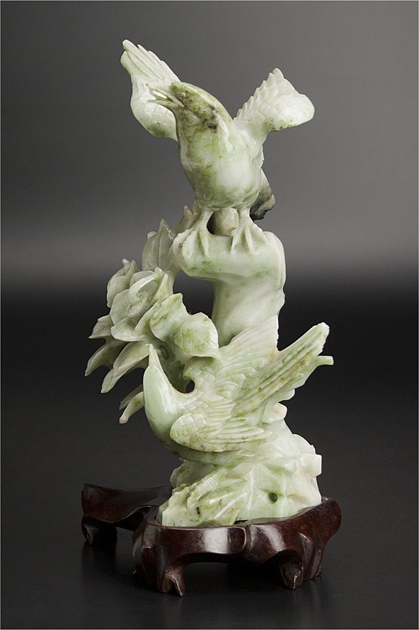 玉雕鸟像 中国 古美术